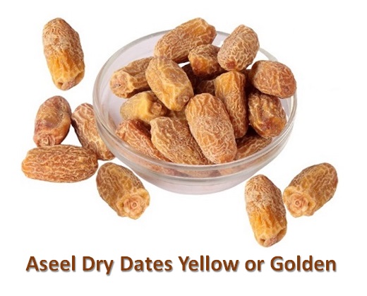 Aseel Dry Dates Yellow or Golden